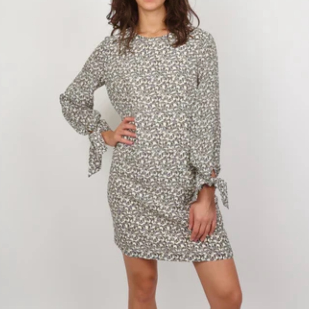 Paule Ka Women’s Size 10 (42 ЕU) Dress Mini Zebra Graphic 100% Silk Dress